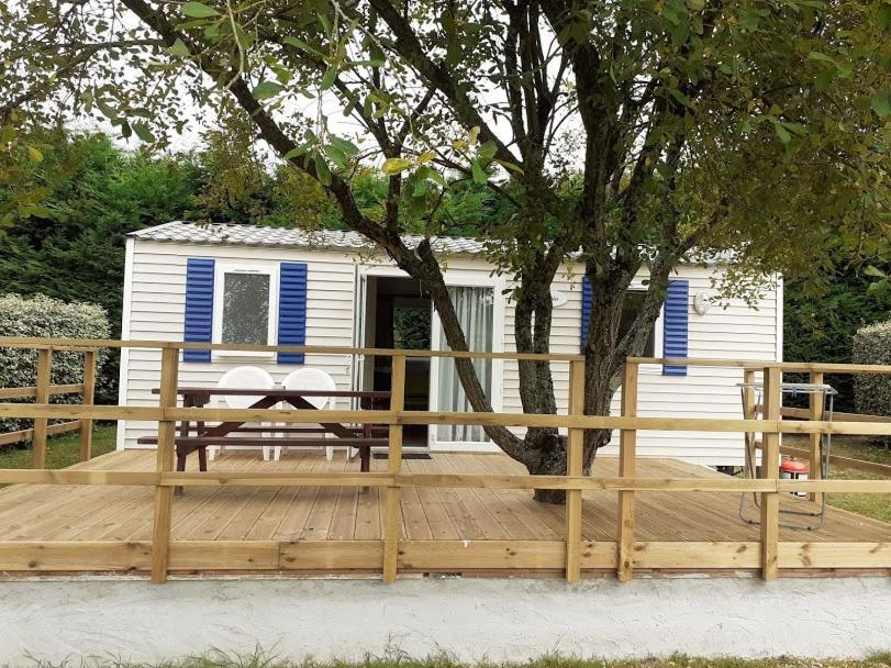 Les Mobile Home De Kerroyal Garlan Exteriér fotografie