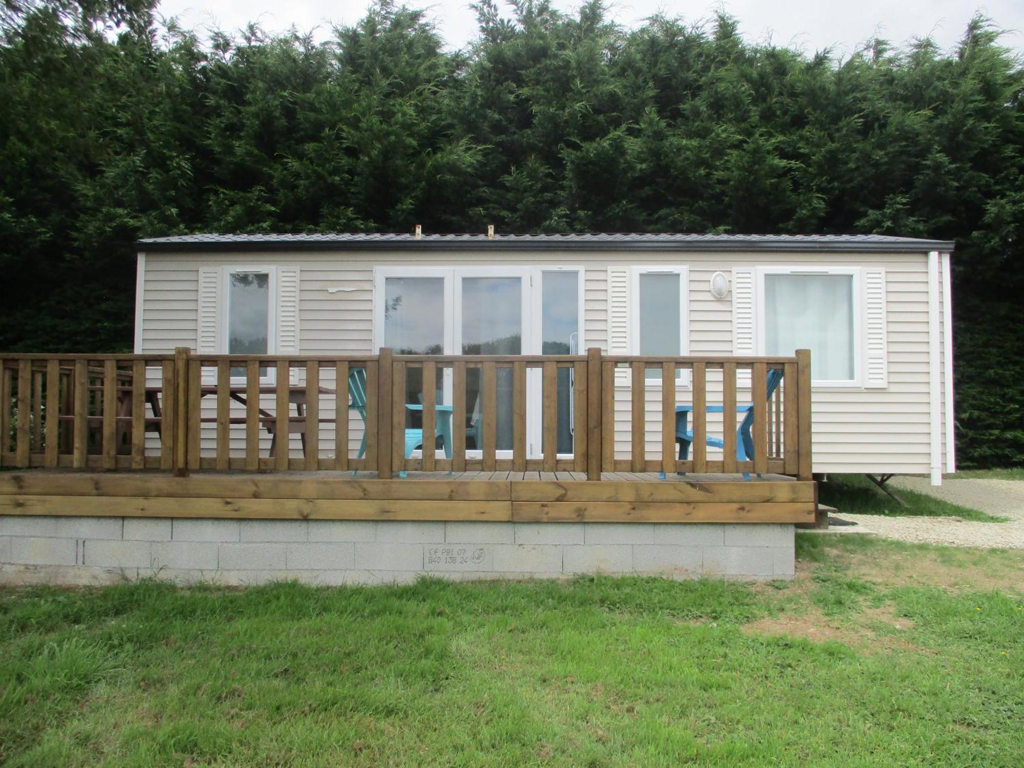 Les Mobile Home De Kerroyal Garlan Exteriér fotografie