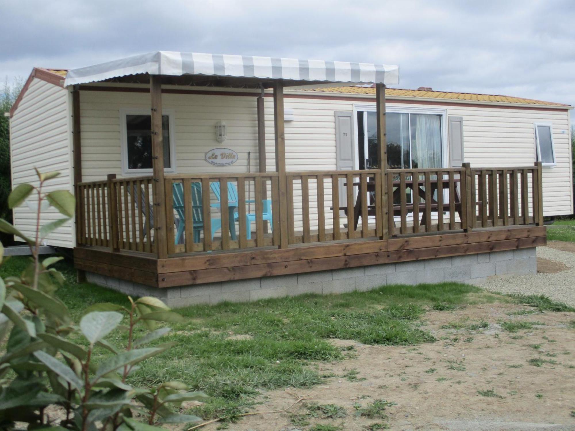 Les Mobile Home De Kerroyal Garlan Exteriér fotografie